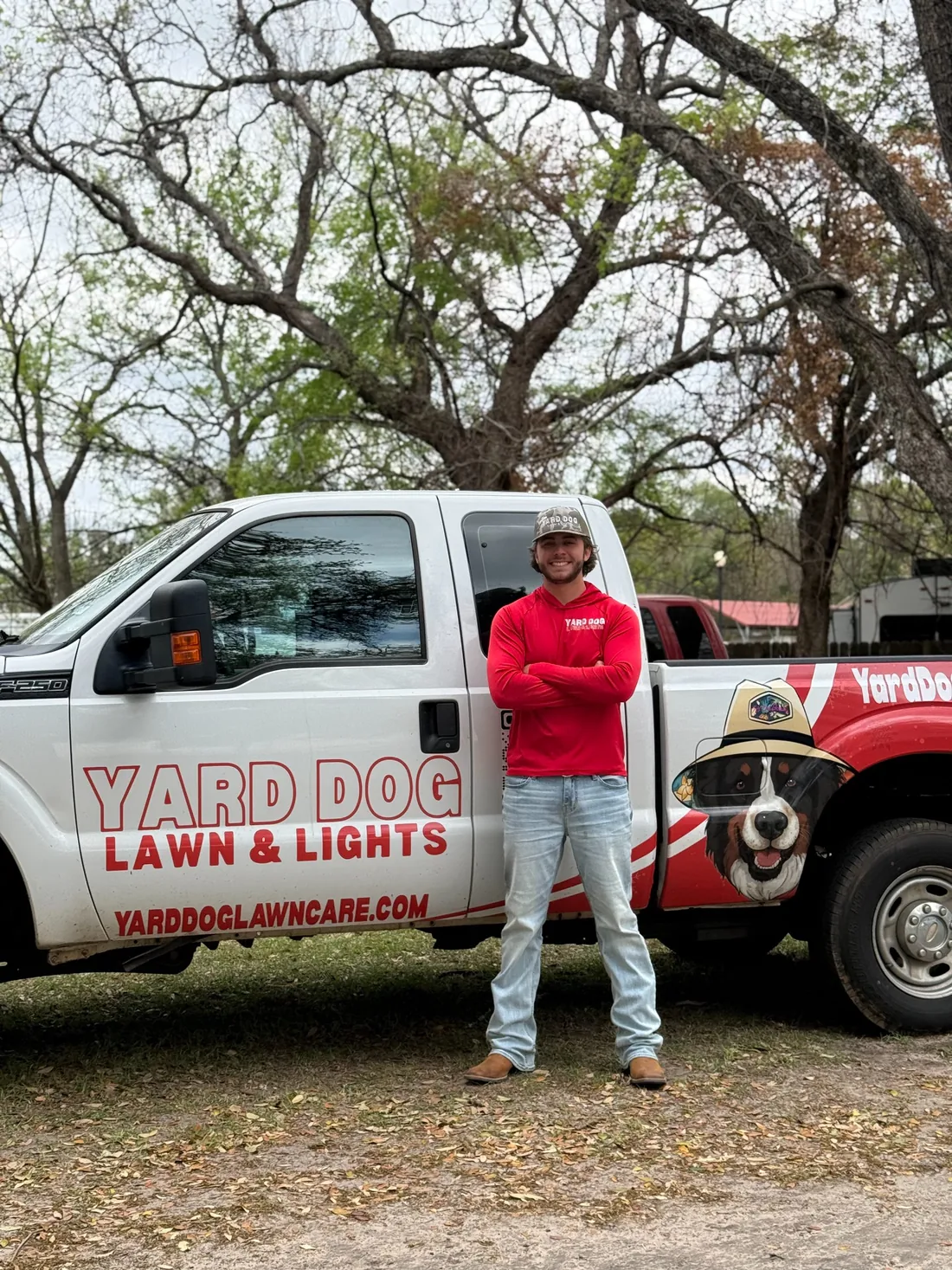 Miller Maines with a Yard Dog truck
